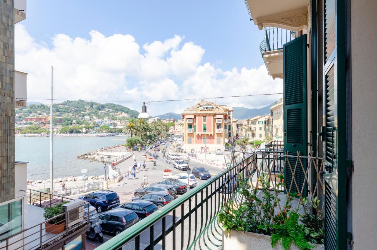 Alla Casa Rosa Al Mare, Central Seafront Stay With Free Private Garage, Air Conditionig, Wi-Fi, Ideal Choice For A Relaxing And Exciting Coastal Escape Rapallo Exterior photo